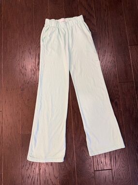 TALENTLESS Minty Green Elastic Waist Lounge Pants